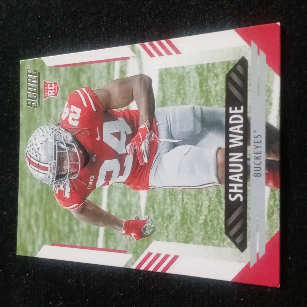2021 Panini Score Draft #342 Shaun Wade Ohio State Baltimore Ravens Rookie